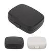 Hearing Aids Case Large Capacity Portable Quadrate Black Hearing Aids Storage Box for Home Outdoor T