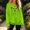 Women's Fashion Casual Christmas Print Pullover Long-Sleeve Hooded Sweatshirt