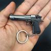 Сплав 1:Брелок для ключей Пистолет Desert Eagle 4-го масштаба Мини-модель игрушечного пистолета Для взрослых и детей Рождественский подарок Металлический брелок