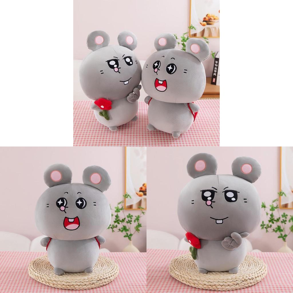 Backpack Plush Mouse Toy Rose Animal Stuffed Doll Soothing Pillow Gifts Animal