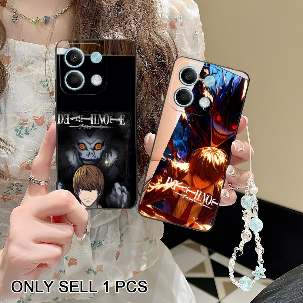 Death Note Kira Light Matte TPU Mobile Phone Case for POCO M7 M6 M5 M4 M3 X7 X6 X5 X4 X3 Pro GT 5G Colorful Printing Cover