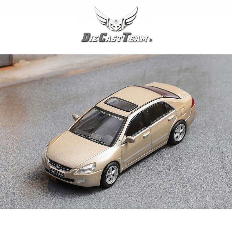 AAALZ1 DCT 1/64 Honda 7th Generation Accord Car Alloy Motor Vehicle Diecast Metal Model Kids Xmas Gift Toys for Boys