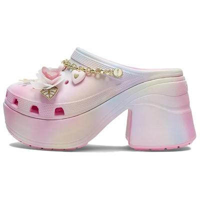 Siren Clog Eva Модные клоги на высоком каблуке Женские клоги Розовый 210682-90H