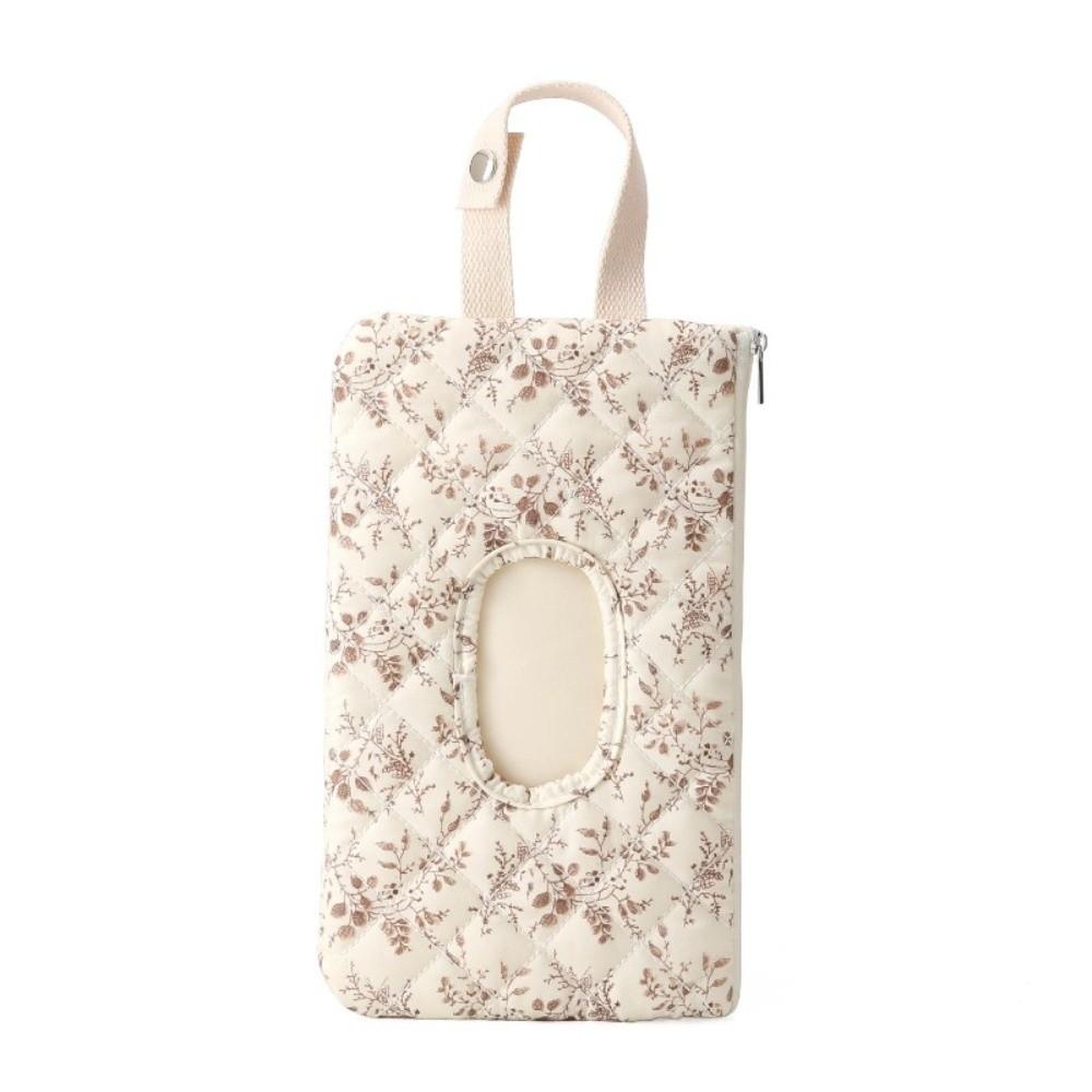 Floral Design Baby Wipes Dispenser Portable Baby Wet Wipe Pouch Wet Tissue Storage Bag  Travel Use