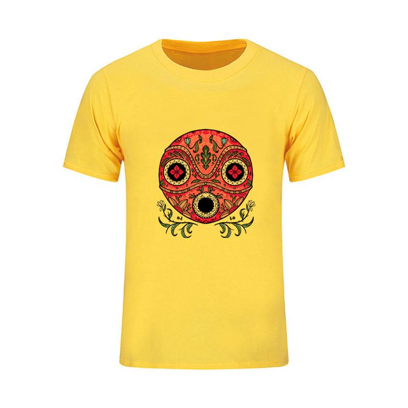 Designer Men T Shirt Funny Dia De Los Mononoke 3D Printed Male Top Tees
