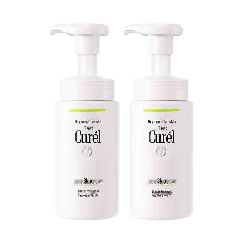 Curel Oil Control & Moisturizing Cleansing Foam (Twin Pack)