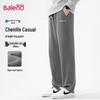 Baleno Men's Chenille Straight-Leg Casual Pants
