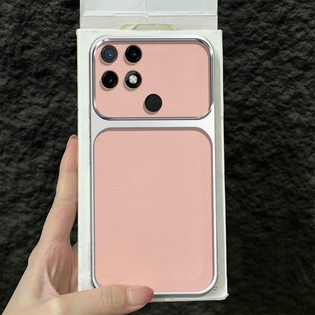Премиальный кожаный чехол Executive для realme C25s Narzo 30A 20 с большим окном и защитой объектива