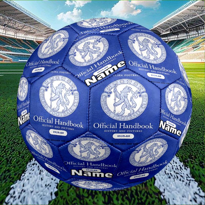 Custom Name Personalized Chelsea F.C-A Print Size 5 Soccer Ball Training & Match Football, for Team, Kicking, Gift for Football Enthusiasts
