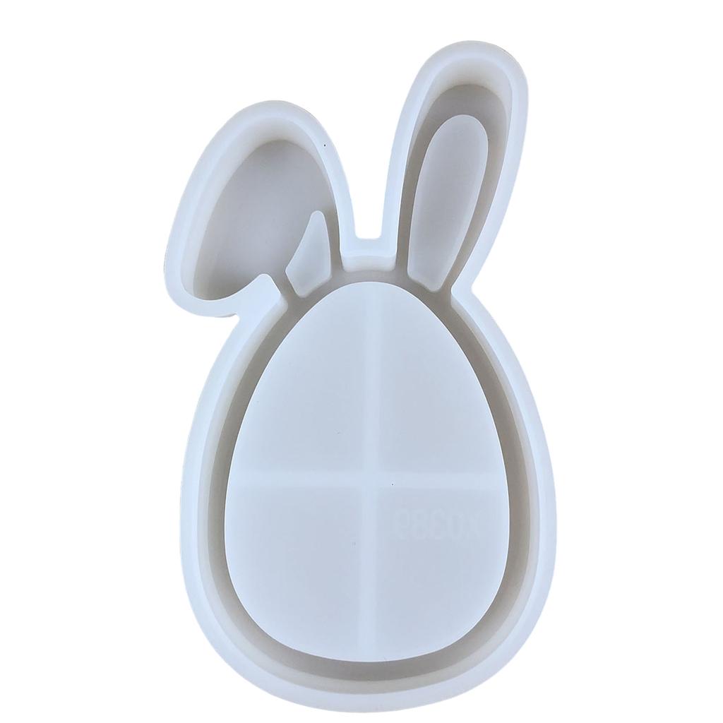 Креативная силиконовая формовка для подноса Кроличьи ушки Легко извлекаемые формы Силиконовые формы для поделок Подходят для домашних проектов