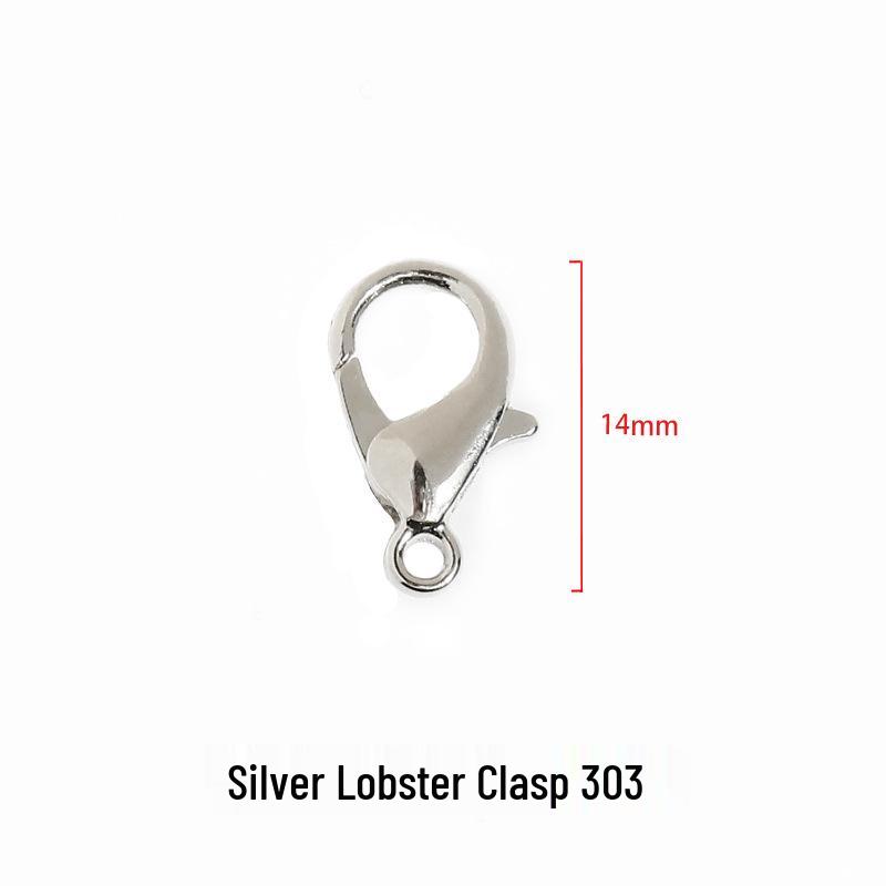 Gold & Silver Metal Lobster Clasp for Handmade Jewelry: DIY Bracelet, Necklace Accessories, Pendant, Spring Buckle