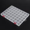 48-Compartment Transparent Tool Box Plastic Fishing Lure Box Fishing Tackle Storage Organizer Jewelry Earring Bead Screw Case