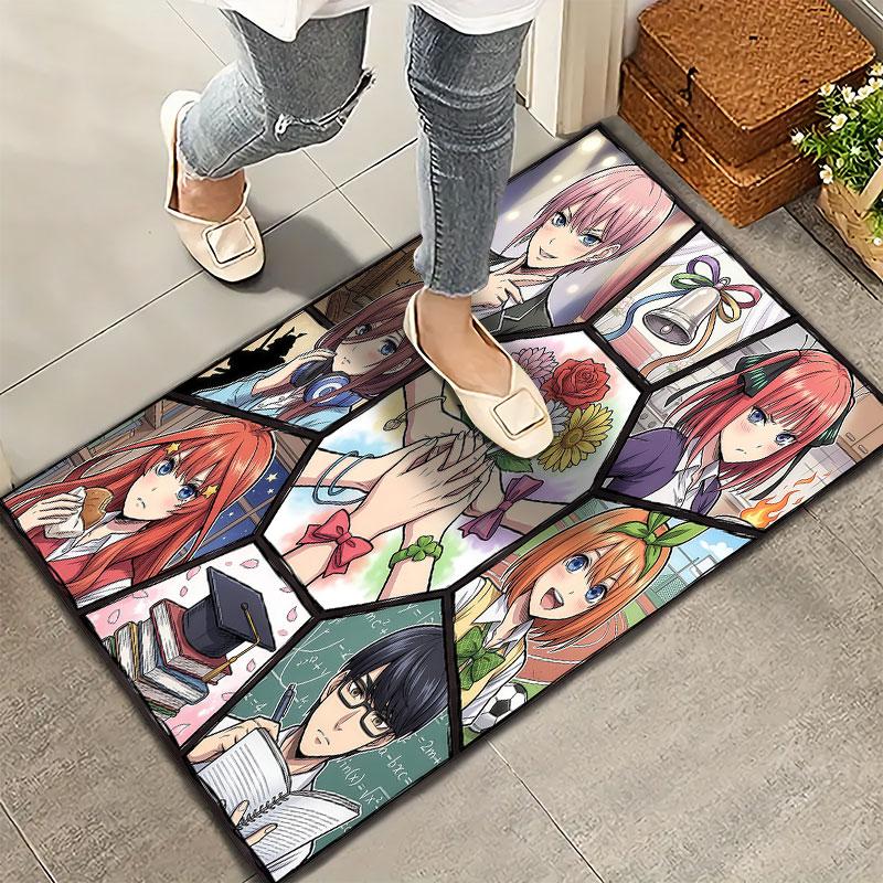 The Quintessential Quintuplets Carpet Rug For Living Room Bedroom Home Sofa Decoration Kids Play Nonslip Floor Mat