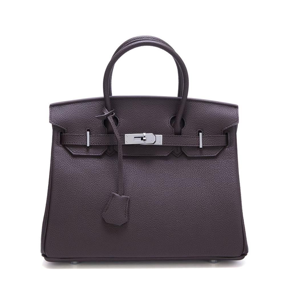 Новая серебряная пряжка металлическая платиновая сумка из натуральной кожи большая вместительная ручная женская сумка с узором личи верхний слой коровьей кожи сумка через плечо