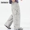 Mark Fairwhale Men's Multi-Pocket Loose Fit Cotton Cargo Pants