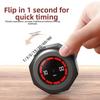 Octagon Automatic Rotating Timer 1/3/5/15/30/60/90min Digital Countdown Clock  for Task Work
