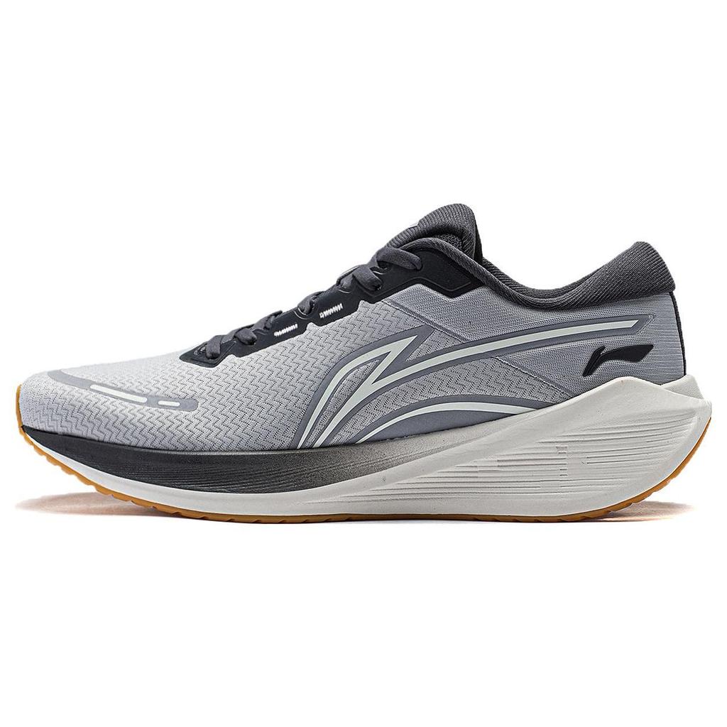 Li Ning MINE V2 Амортизирующие Скользкие Устойчивые к истиранию Низкие Повседневные Беговые Кроссовки Мужские Кирпично-серые ARST053-5