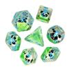 Cusdie Милые Животные Набор Кубиков DnD Из Смолы D4 D6 D8 D10 D% D12 D20 Многогранные Кубики для D&D Pathfinder Настольных Ролевых Игр