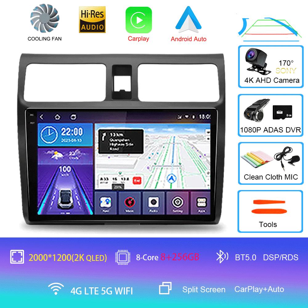 9-дюймовый Android 14 для Suzuki Jimny JB64 JB74 2018 - 2020 Мультимедийный видеоплеер Автомагнитола Стерео GPS 2din Навигация CarPlay