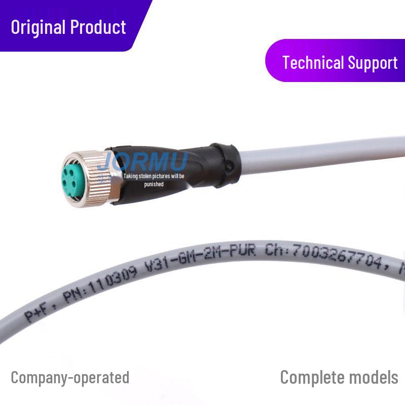 Pepperl+Fuchs 2M Sensor Cable V31-GM, M8 4-pin, Straight Connector