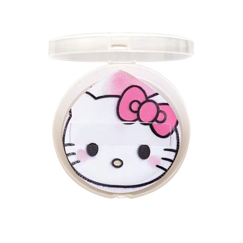 Мягкая пуховка с узором Hello Kitty