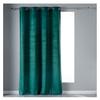 Rideau - Velvetina - Petrole - 140 X 240 Cm - 100% Polyester - Œillets