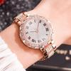 Women's Luxury Stainless Steel Quartz Watch Shiny Design Women's Dress Bracelet Watch
