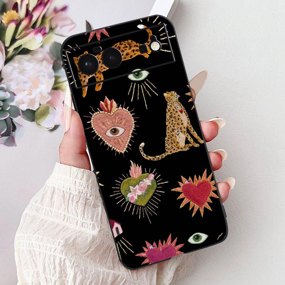 For Google Pixel 6 Case Cute Animals Soft Silicone Phone Cases For Google Pixel 6 Pixel6 Coque Ultra-thin TPU Back Cover Housing