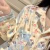[Мастер Десертов Мяу] Осень-зима новая двусторонняя кошачья пижама из островного велюра с тремя цветами, утолщенная, чтобы согревать, и милая домашняя