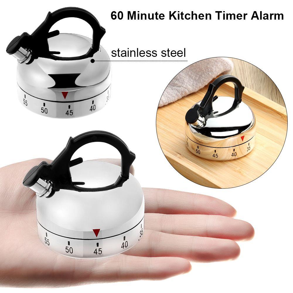 Mechanical Teapot Shaped Baking Assistant Kitchen Timer Kitchen Tool Counting Tools Timer Clock