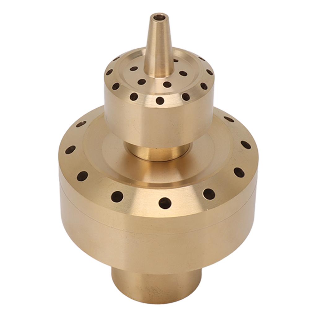 Copper Double Column Fountain Nozzle Music Fountain Landscape Scenery Nozzle Water Fountain Nozzle