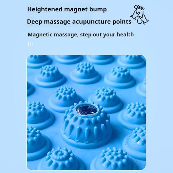 Круглый массажер для ног, коврик для снятия боли в ногах, расслабления мышц, детей и взрослых, противоскользящий, складной