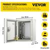 NEMA Steel Enclosure, 10 x 8 x 6\'\' NEMA 4X Steel Electrical Box, IP66 Waterproof & Dustproof, Outdoor/Indoor Electrical Junction Box, with Mounting