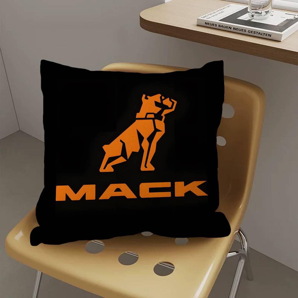 Подушка с логотипом T-Truck Car M-MACKs, Аниме-подушка, Подушка для изголовья дивана-кровати, Наволочка, Чехол для подушки 45x45 см, Модная