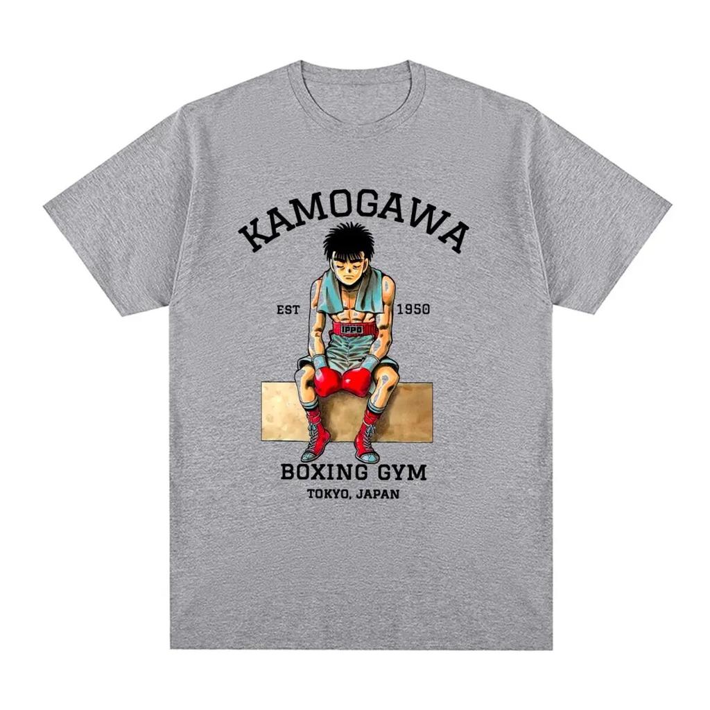 Винтажная футболка Hajime No Ippo KBG Design, забавная хлопковая футболка унисекс с аниме Makunouchi, новая футболка, женские топы