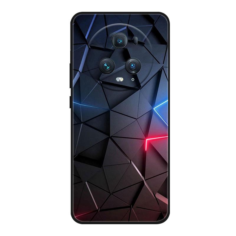 Чехол для телефона Honor Magic 5 Pro Милый Мультяшный Кот Черный Силиконовый Мягкий Задний Чехол-Крышка Для Honor Magic5 Pro Чехол PGT-AN10