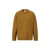 Мужской пуловер Levis FW23 однотонный с круглым вырезом, свитер, имбирно-желтый A0708-0016