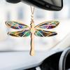 Dragonfly Hanging Ornament Sun Catcher Decorative Pendant Christmas Tree Decoration Women Whimsical