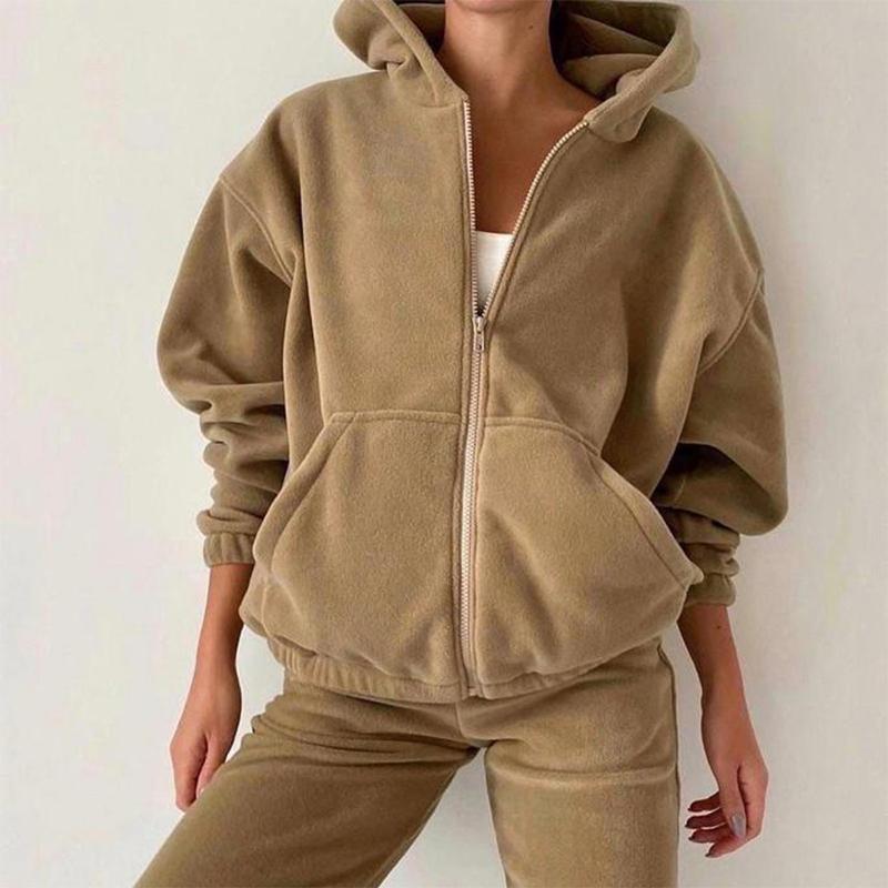 Women's Fashionable Sports Casual Sweatshirt Suit