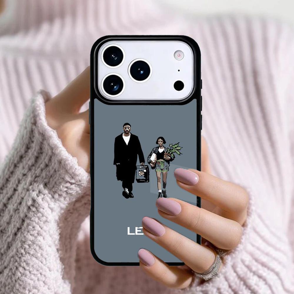 Killer Leon Famous Movie Phone Case For Apple iPhone 17 Air 16E 15 14 Plus 13 12 11 Pro Max Mini Funda Cover