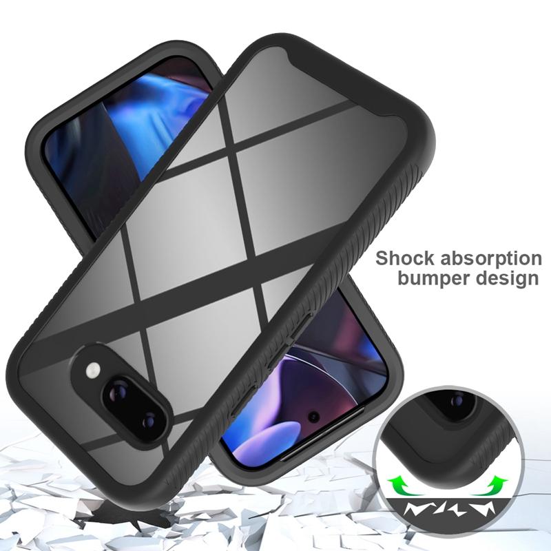 Shockproof TPU PC Phone Case for Google Pixel 10A Soft TPU Bumper Hard Clear Back Cover Mobile Phone Cases