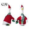 Festive Garden Statue Clothes 1 Set Christmas Porch Goose Outfit, Dress with Hat, Winter Decor Accessories Fall Holiday Costume for 23 Inch