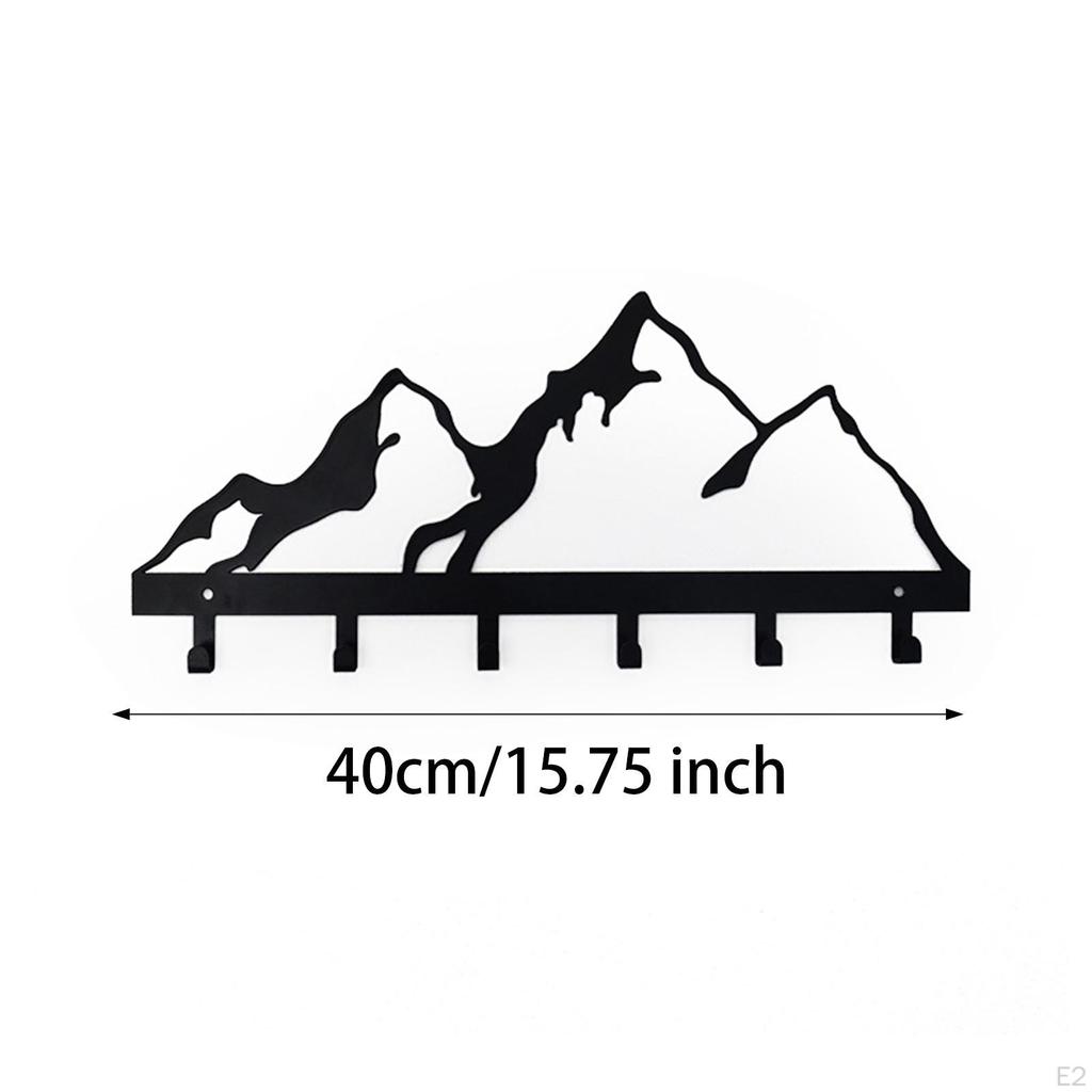 Крючок для одежды, настенный держатель для ключей, утюг, простая в установке вешалка для шляп и домашнего декора
