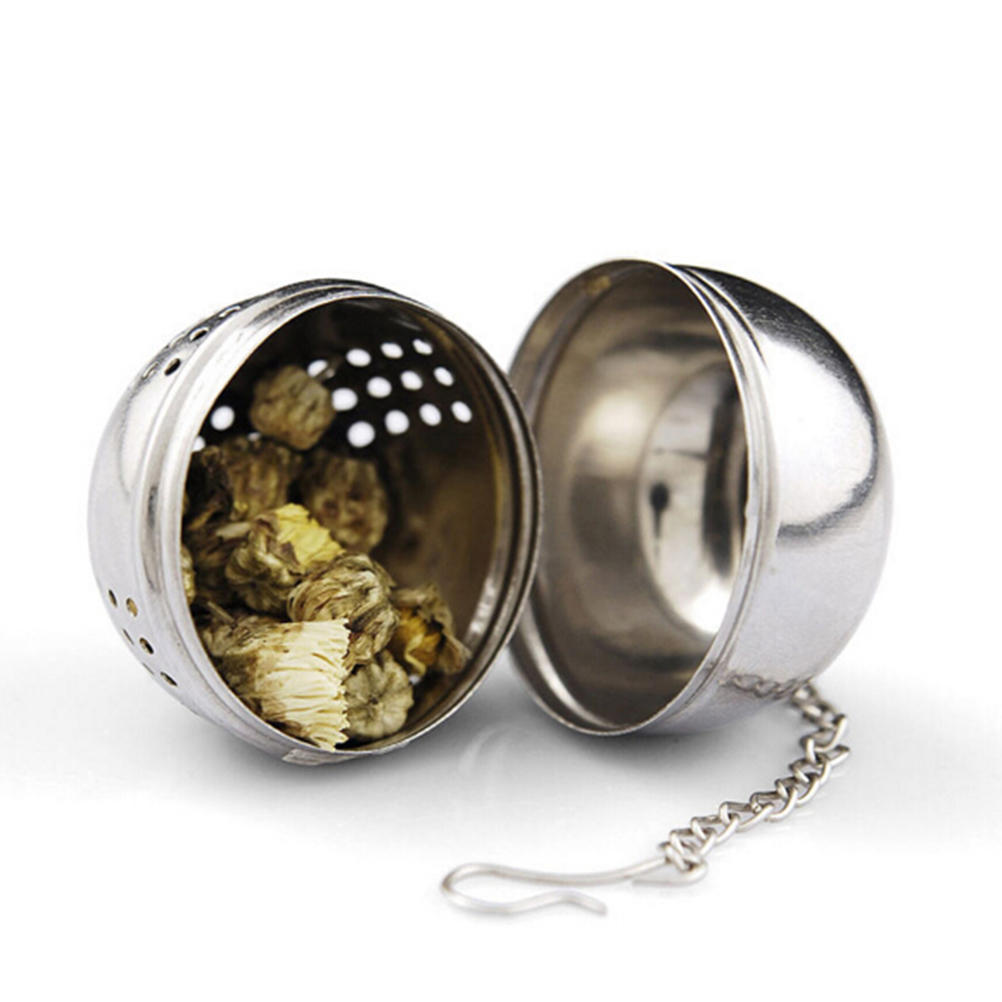 Поп-чайники из нержавеющей стали, чайная сфера с фиксатором в форме яйца для специй, шариковая сетка, заварочный чайник, ситечко для чая