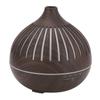 400ML Wood Grain Humidifier Desktop Aromatherapy Diffuser with Colorful Light Remote Control Auto