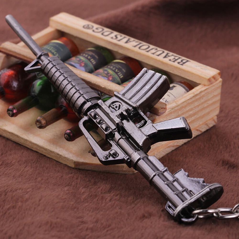 6 см мини-пряжка для ключей M4A1 AK47 кулон металлический брелок для ключей кулон подарок