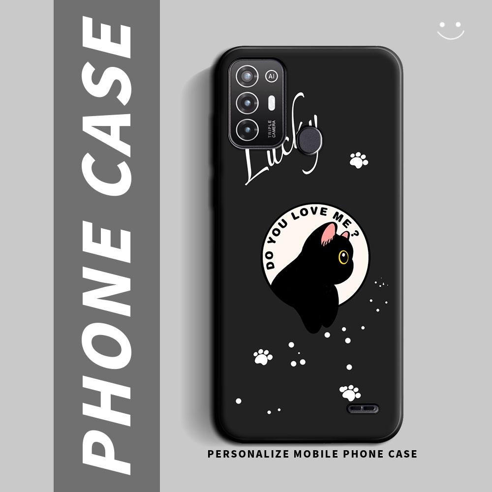 For ZTE Blade A52 / A52Lite Case Cartoon Cute Shockproof Silicone Soft Phone Case For ZTE Blade A53 Pro / A52 Lite Back Cover