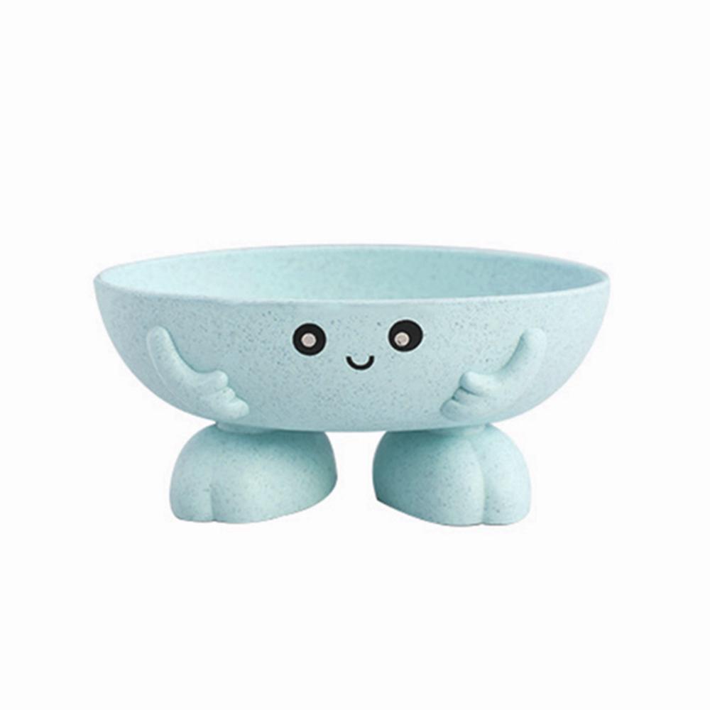 Мультяшная коробка для мыла из пшеничной соломы, практичная, легкая в очистке, держатель для мыла, коробка для мытья посуды для ванной комнаты