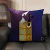 Игровой пейзаж M-Monument Valley Наволочка Двусторонняя печать Короткий плюш Чехол на подушку для дивана Спальня Прикроватная подушка
