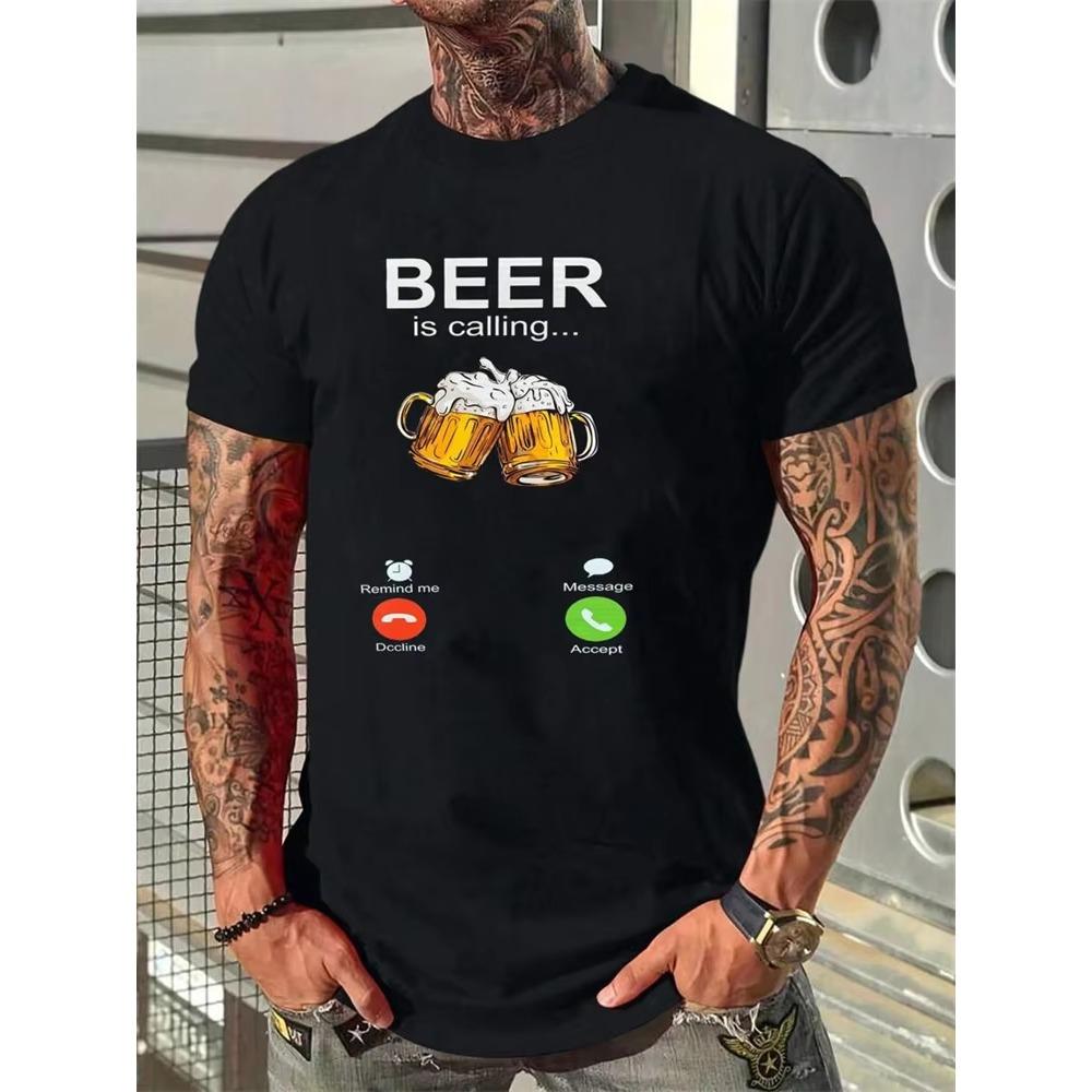 Christianity Cross Print Men's Fashion T-shirt Summer Daily Casual Mens Short-sleeved Top Outdoor Street Men's Religious T-shirt